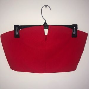 Red Crop/ Tube Top